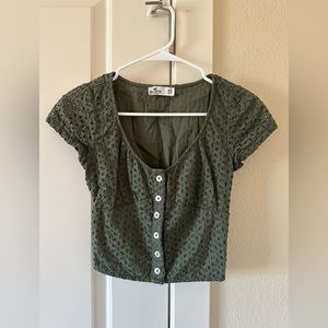 Green Hollister Top